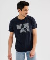 Tee-shirt manches courtes avec inscription graphique homme